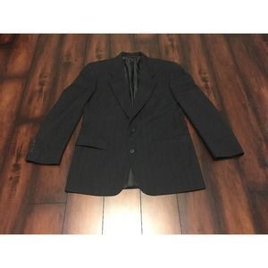 Hart Schaffner Marx 40R Pinstripe Wool 2 Button Blazer Sportcoat Jacket Men’s